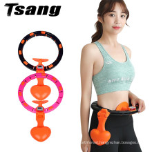 Auto Spinning Smart Hula Exercise Hoop Non-Drooping Weighted Ring Hoop